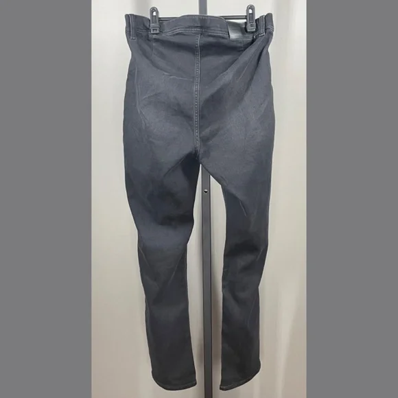 NEW Tommy Hilfiger Jeans Womens 32 black denim straight leg casual classic - Picture 11 of 13